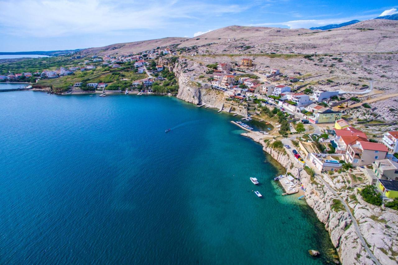 Apartments By The Sea Zubovici, Pag - 6394 المظهر الخارجي الصورة
